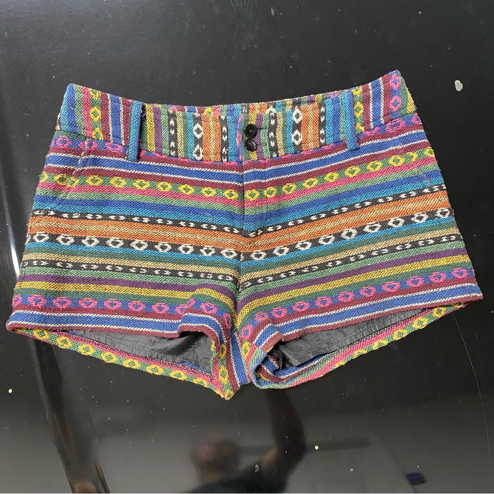 Knit Pattern Shorts - XS